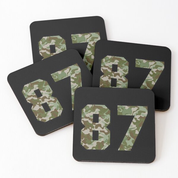 Item preview, Army Camo Number eighty-seven Veteran Lucky Number 87 designed and sold by Urosek.