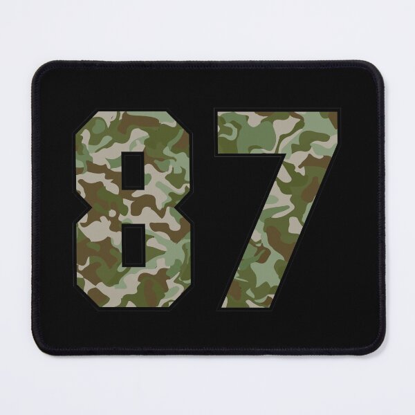 Item preview, Army Camo Number eighty-seven Veteran Lucky Number 87 designed and sold by Urosek.