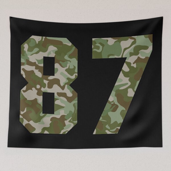 Item preview, Army Camo Number eighty-seven Veteran Lucky Number 87 designed and sold by Urosek.