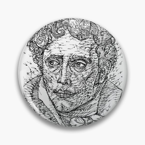 Item preview, ARTHUR SCHOPENHAUER ink portrait .2 designed and sold by lautir.