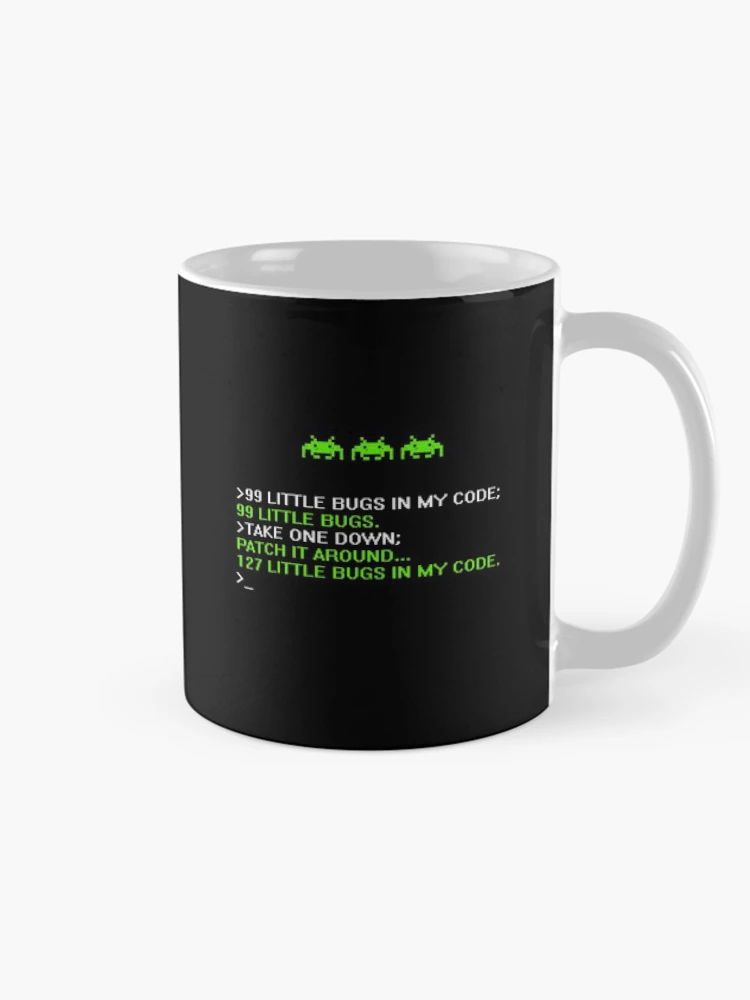 Thumbnail 3 of 6, Coffee Mug, Retro Funny Programmer Coding Debugger Hacker Computer Science Dev designed and sold by CTankdesign.