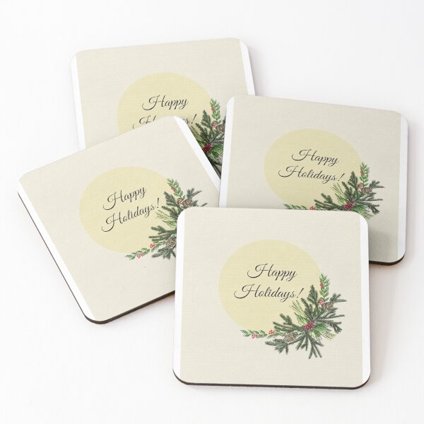 Item preview, Vintage Happy Holidays Illustration  designed and sold by RoseMaryWP.