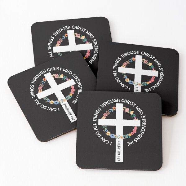 Item preview, I CAN DO ALL THINGS THROUGH CHRIST WHO STRENGTHENS ME designed and sold by verdecuddly.