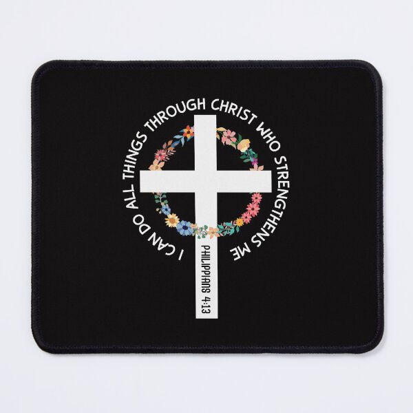 Item preview, I CAN DO ALL THINGS THROUGH CHRIST WHO STRENGTHENS ME designed and sold by verdecuddly.