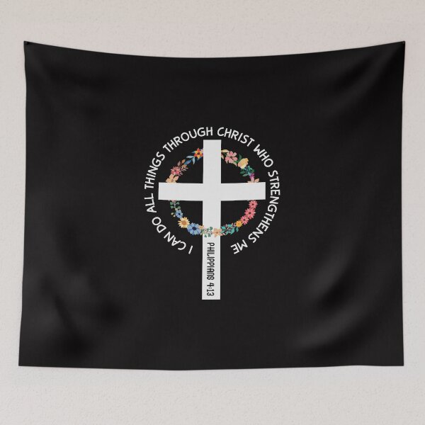 Item preview, I CAN DO ALL THINGS THROUGH CHRIST WHO STRENGTHENS ME designed and sold by verdecuddly.