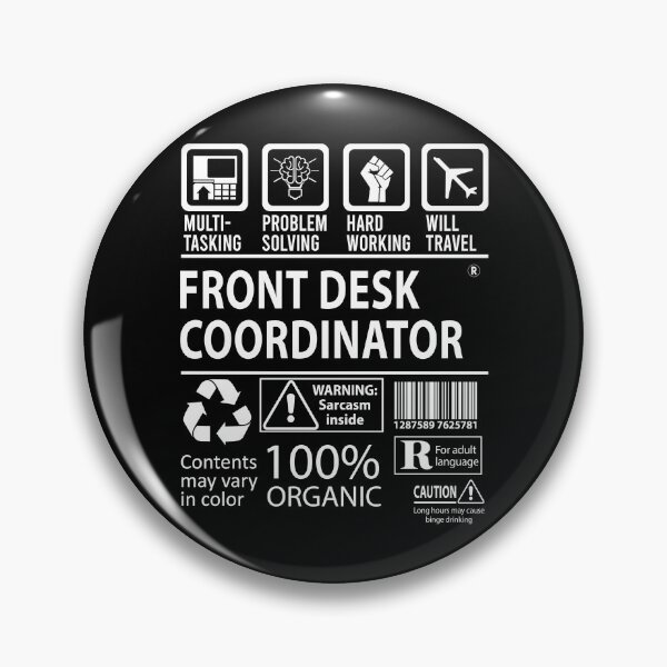 Item preview, Front Desk Coordinator T Shirt - MultiTasking Certified Job Gift Item Tee designed and sold by killingworthhi.