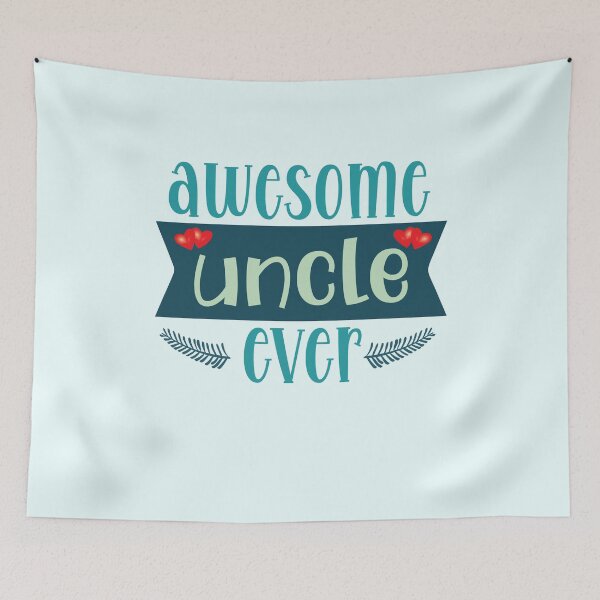 Item preview, awesome uncle ever, gift for lovely uncle, uncle green birthday gift designed and sold by NineJuly.