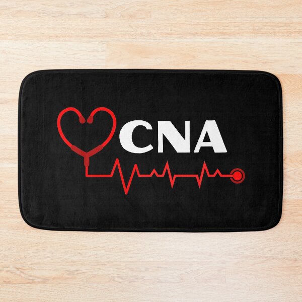 Item preview, CNA Nurse Assistant with stethoscope heartbeat (white text)- CNA Certified Nurse Assistant designed and sold by CaitU.