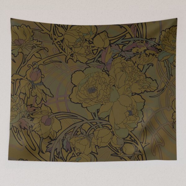 Item preview, alphonse mucha - flowers  designed and sold by kinsley45.
