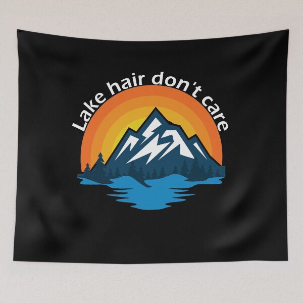 Item preview, Lake hair don't care-summer lakes. designed and sold by DesignedBySnip.