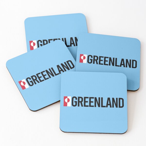 Item preview, Greenland Country Flag collection designed and sold by randomorder.