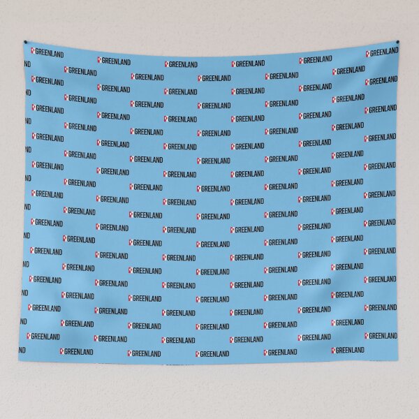 Item preview, Greenland Country Flag collection designed and sold by randomorder.