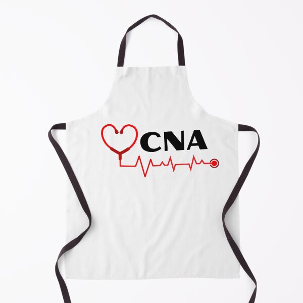 Item preview, CNA Nurse Assistant with stethoscope heartbeat (black text)- CNA Certified Nurse Assistant designed and sold by CaitU.