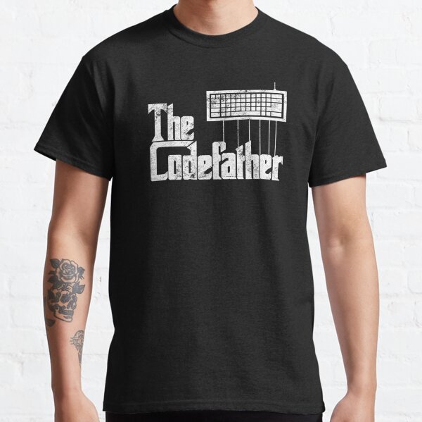 Item preview, Retro Funny Programmer Dad Gift The Codefather Vintage Coder designed and sold by CTankdesign.