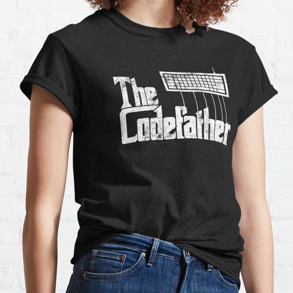 Item preview, Retro Funny Programmer Dad Gift The Codefather Vintage Coder designed and sold by CTankdesign.