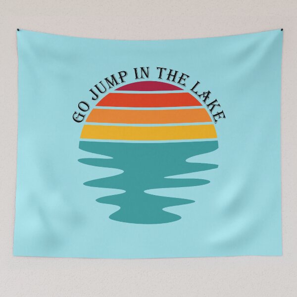 Item preview, Go jump in the lake-summer lakes. designed and sold by DesignedBySnip.