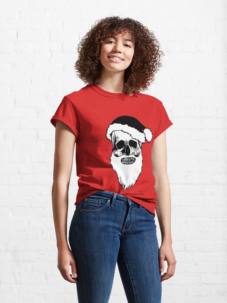 Discover Skull Santa Claus Classic T-Shirt