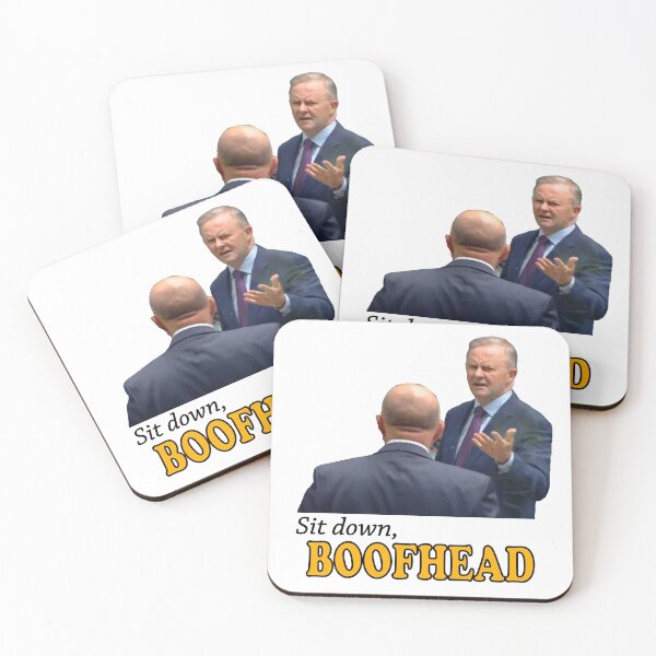 Item preview, Sit Down Boofhead - Albo designed and sold by enrique-ruckus.