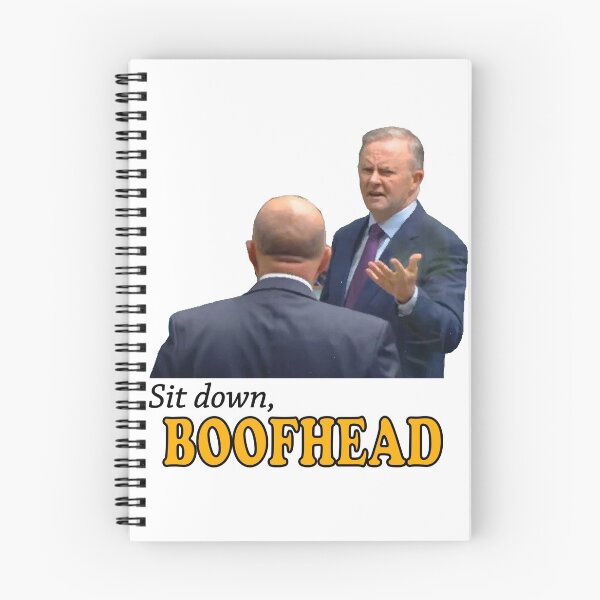 Item preview, Sit Down Boofhead - Albo designed and sold by enrique-ruckus.