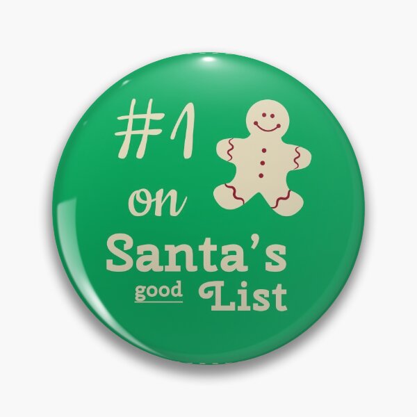 Item preview, All i want for christmas is ginger bread - The ginger bread man  - Number one on santa's good list- Happy Christmas and a happy new year! - Available in stickers, clothing, etc designed and sold by crazycollective.