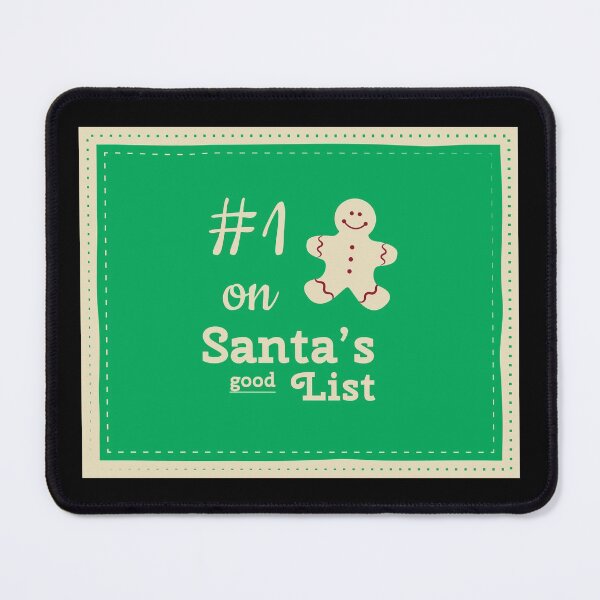 Item preview, All i want for christmas is ginger bread - The ginger bread man  - Number one on santa's good list- Happy Christmas and a happy new year! - Available in stickers, clothing, etc designed and sold by crazycollective.