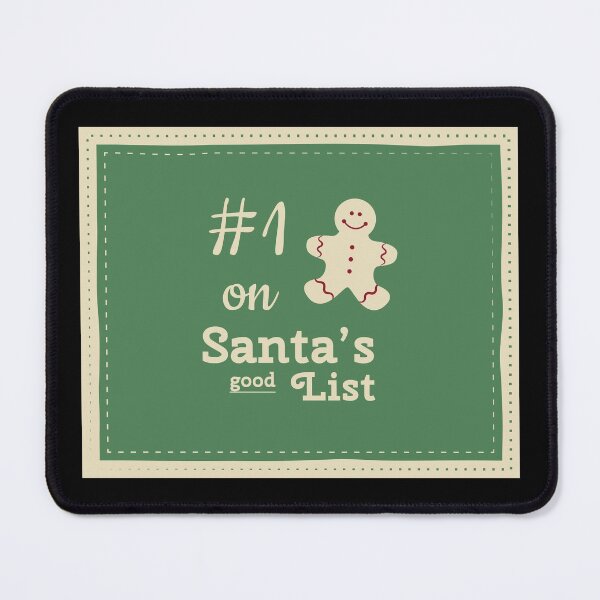 Item preview, All i want for christmas is ginger bread - The ginger bread man - Number one on santa's good list- Happy Christmas and a happy new year! - Available in stickers, clothing, etc designed and sold by crazycollective.