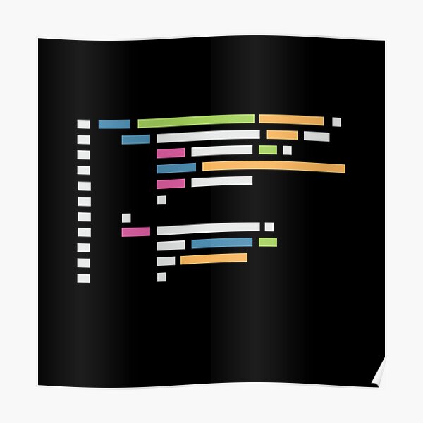 "Minimalist Code Programming" Poster for Sale by artado | Redbubble