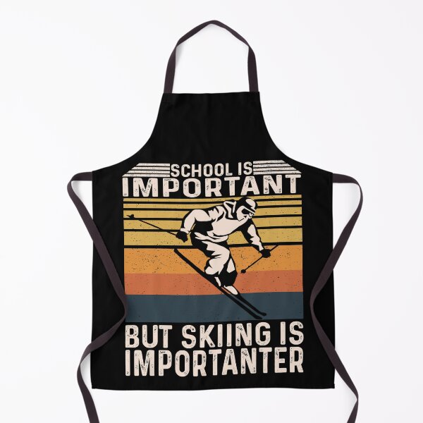 Item preview, School Is Important But Skiing Is Importanter designed and sold by GraphifyArt.