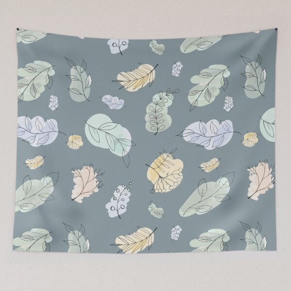 Item preview, Leaves, branches and berries patterndesign. Floral designed and sold by IriArt-Designs.