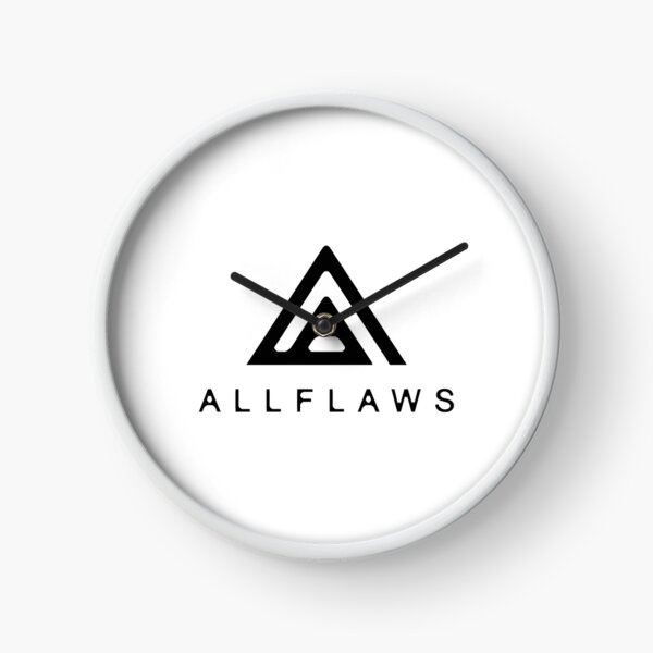 ALLFLAWS white Clock