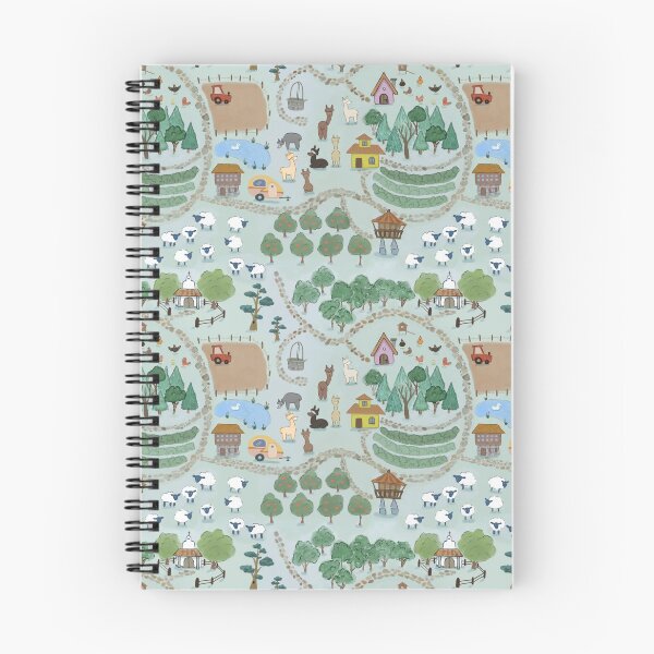 Item preview, Rural village pattern  designed and sold by 3Alpacas.