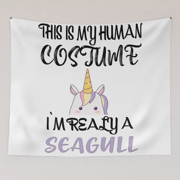 Item preview, This Is My Human Costume I'm Really A Unicorn designed and sold by CoolButFunny.