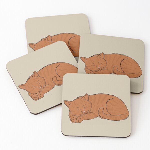 Item preview, Sleeping Orange Tabby Cat  designed and sold by rmcbuckeye.