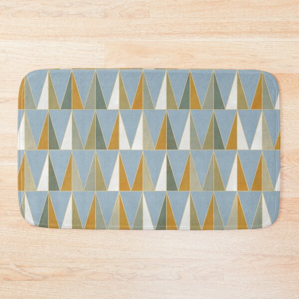 Item preview, Geometric Pine Trees - Blue Robin designed and sold by VeronArtLab.