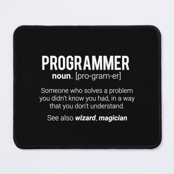 Item preview, Retro Funny Programmer Meaning design - Programmer Noun Defintion designed and sold by CTankdesign.