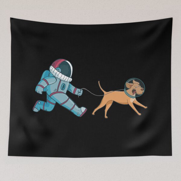 Item preview, Astronaut Walking A Dog designed and sold by artado.