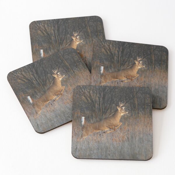 Item preview, Buck on the Run - White-tailed Deer designed and sold by James Cumming.