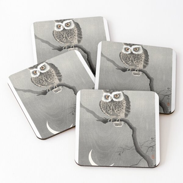 Item preview, Aesthetic Owl Art Print designed and sold by Eva Vincent.