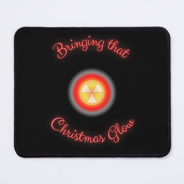 Item preview, Bringing that Christmas Glow Red Yellow Radiation designed and sold by ApparelByGriph.