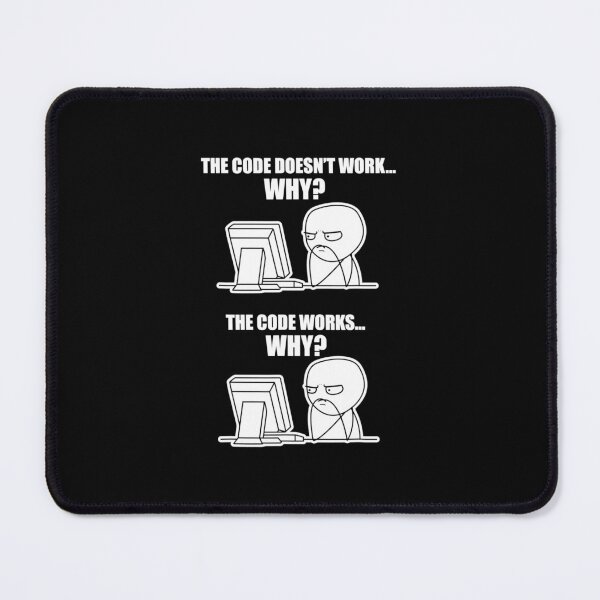 Item preview, Retro Funny Programmer - Code Works Why Meme Tee designed and sold by CTankdesign.