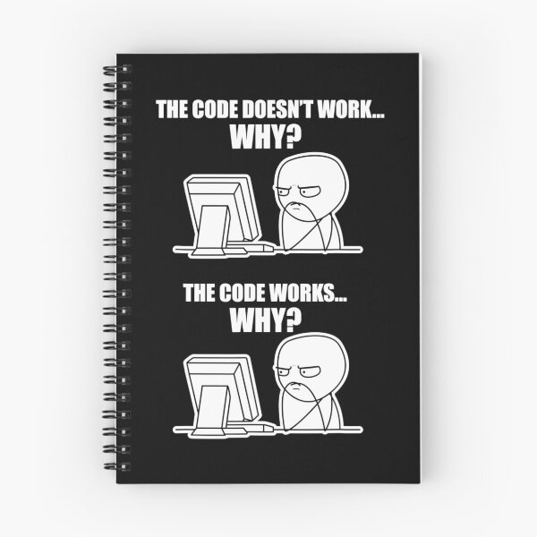 Item preview, Retro Funny Programmer - Code Works Why Meme Tee designed and sold by CTankdesign.