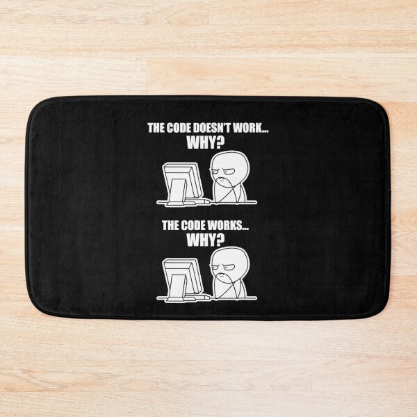 Item preview, Retro Funny Programmer - Code Works Why Meme Tee designed and sold by CTankdesign.