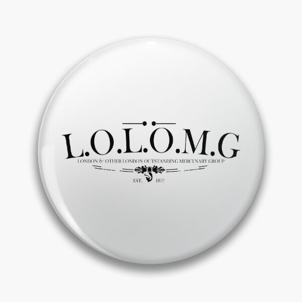 Item preview, LOLOMG - London and Other London Outstanding Mercenary Group Logo designed and sold by RustyQuill.