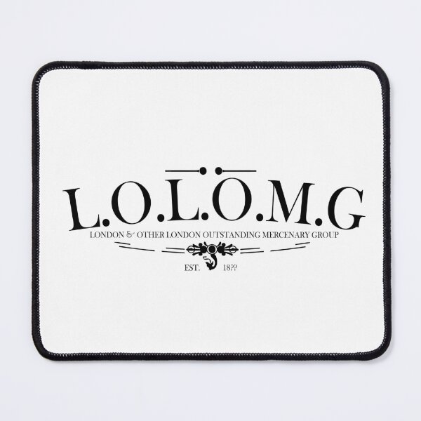 Item preview, LOLOMG - London and Other London Outstanding Mercenary Group Logo designed and sold by RustyQuill.