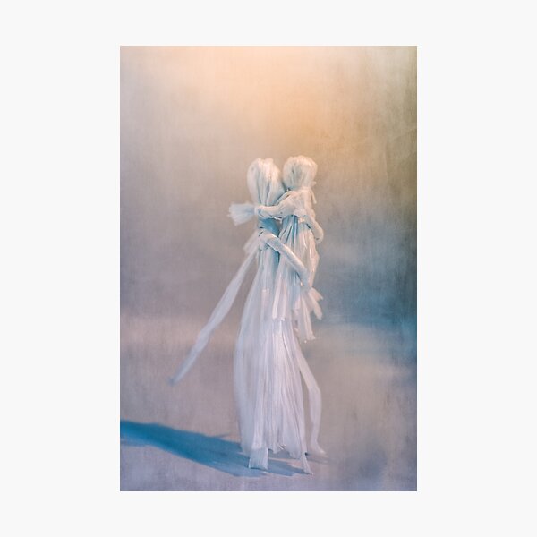 Corn doll mother and child Photographic Print