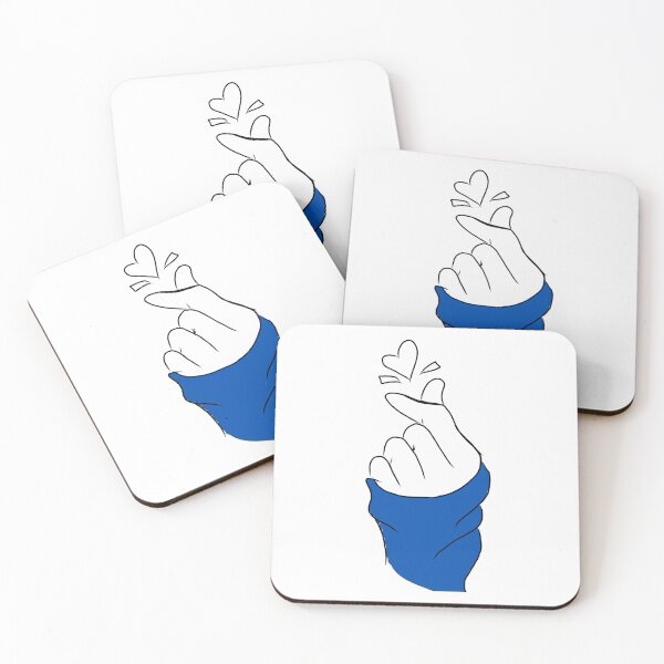 Item preview, K-drama finger love symbol designed and sold by Clumsy Prints.