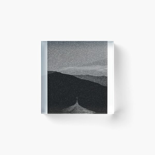 Item preview, Black and White Night Sky Art Print designed and sold by Eva Vincent.