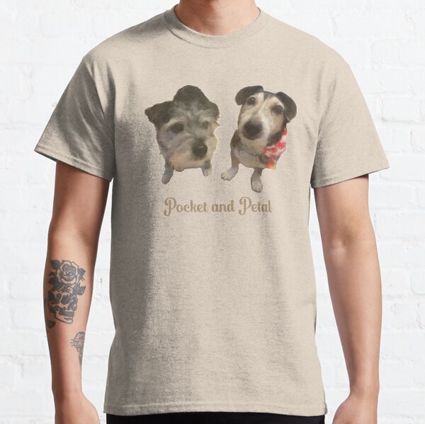 Painting of Pocket and Petal, perfect pair of dogs. Classic T-Shirt