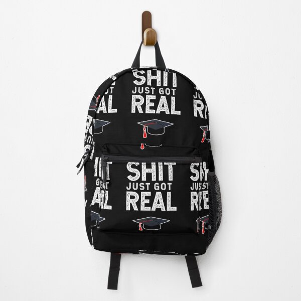 Item preview, Shit Just Got Real: Funny Perfect Graduation Gift designed and sold by TeesYouWant.
