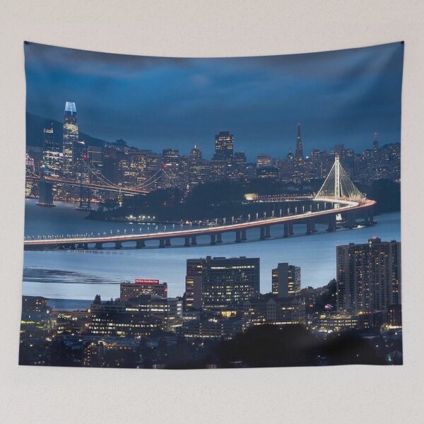 Item preview, San Francisco at Night designed and sold by Sofia-Draws.